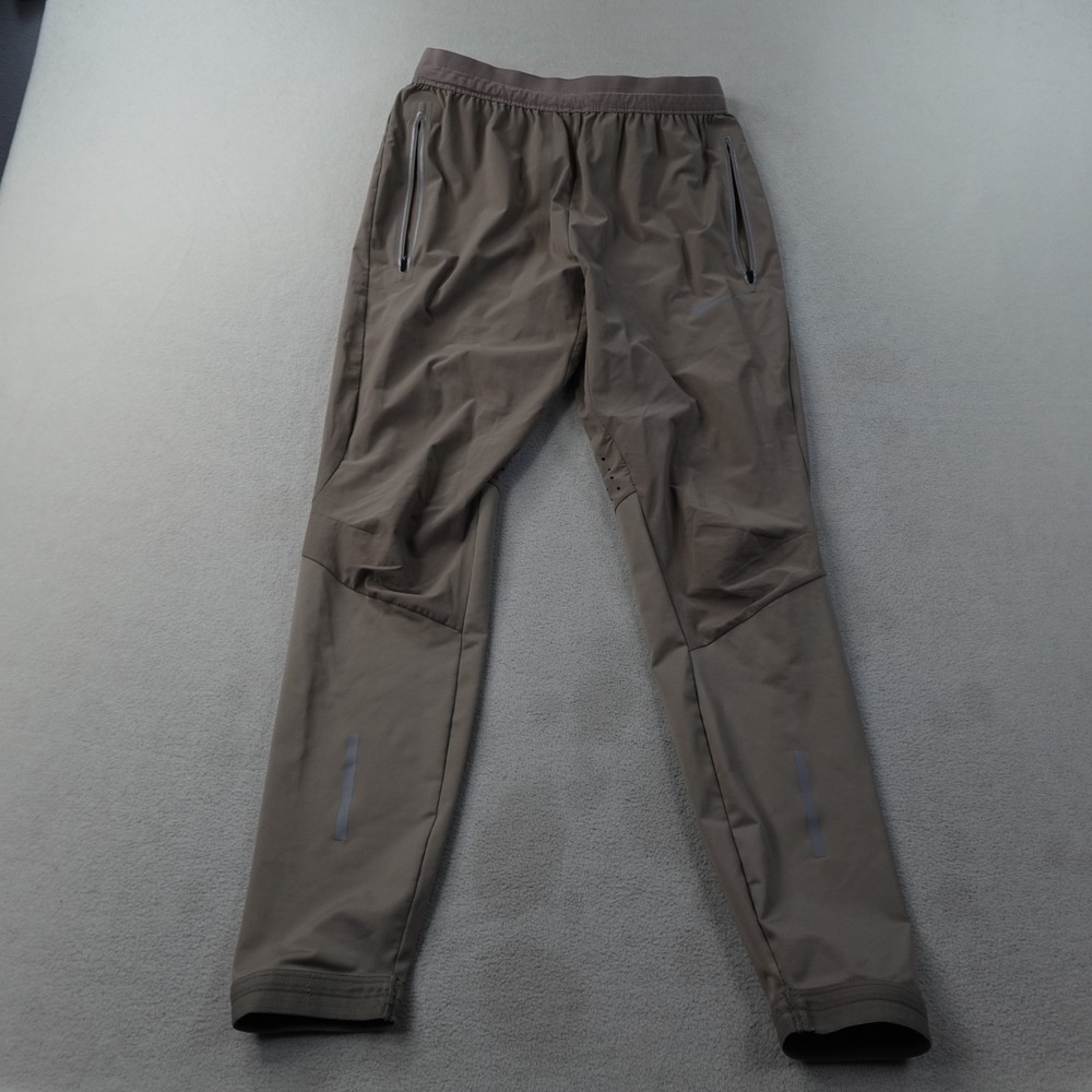 Nike Flex Swift Running Pants Mens Small Brown Dri-FIT Reflective 857840